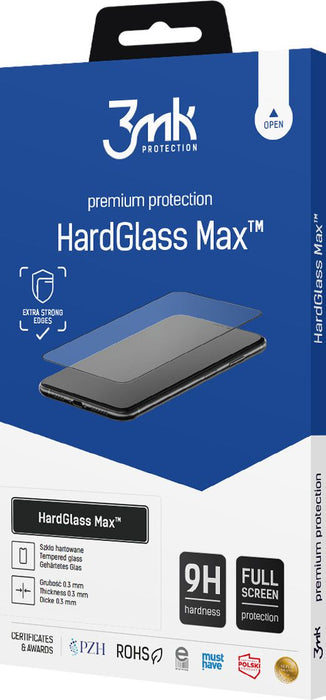 9H 3mk HardGlass Max™ glass for Samsung Galaxy S22+ 5G