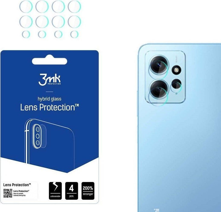 Camera glass for Xiaomi Redmi Note 12 7H for 3mk Lens Protection series lens