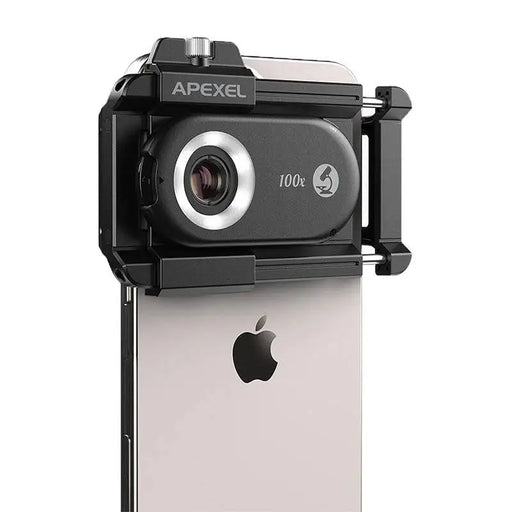 3x CPL lens / microscope for smartphone Apexel APL-MS3IN1 200x / 150x / 100x - Phone lenses<<<GSM