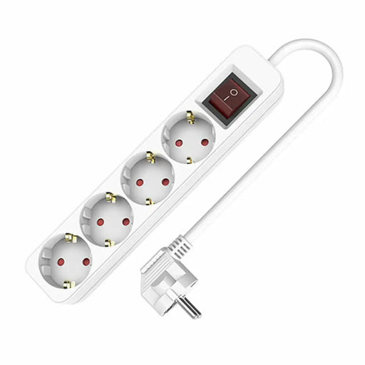 4-socket plugboard with power switch TM Electron (1,5 m) - Електроника Периферни и резервни части<<<Компютри|