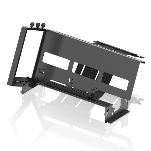 45° GPU Vertical Mounting Bracket EZDIY-FAB PCIe 4.0 Riser Cable - Black - Входно-изходни контролери<<<Компютърни