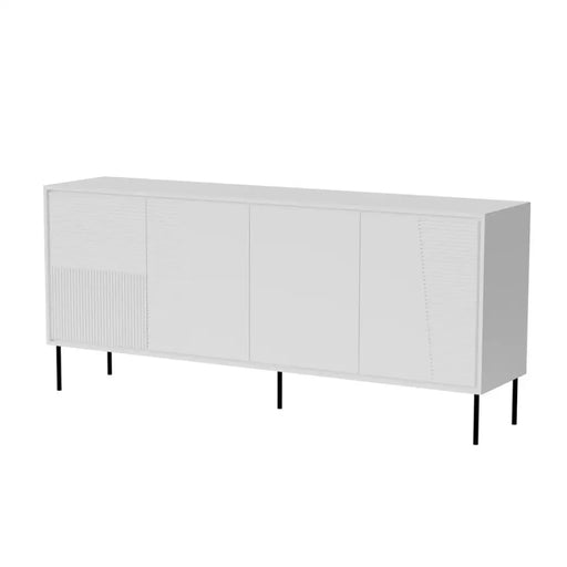 4D ABI chest of drawers 200x45x88 matt white - Chests of drawers made of furniture boardKOY-ZPM<<<ChestsKOY<<<ActionPL