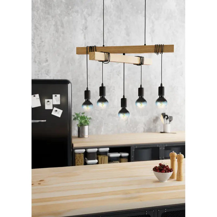 5XE27 EGLO TOWNSHEND PENDANT - Пендели<<<Вътрешно осветление<<<Осветление<<<Praktiker&&&Пендели<<<Вътрешно