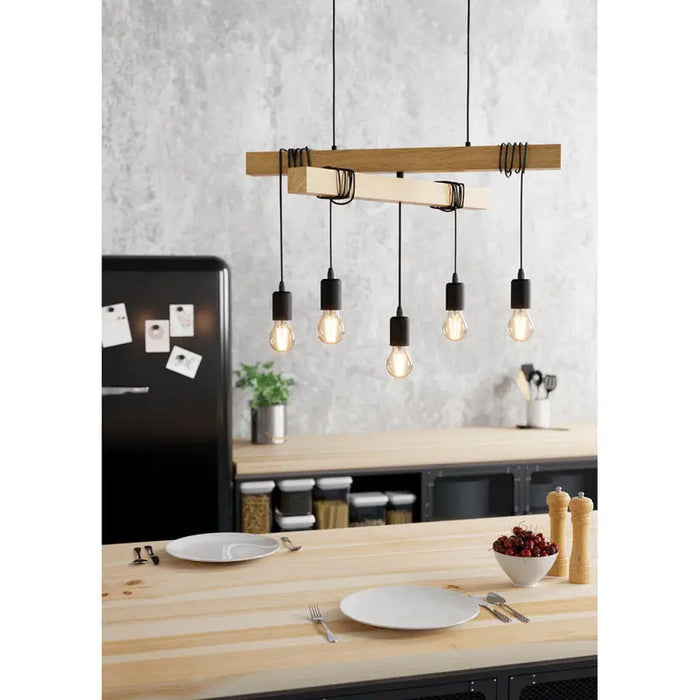 5XE27 EGLO TOWNSHEND PENDANT - Пендели<<<Вътрешно осветление<<<Осветление<<<Praktiker&&&Пендели<<<Вътрешно