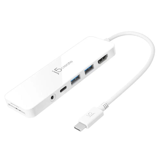 6-port hub j5create Mini Dock JCD373 USB HDMI SD 3.5 mm jack - USB хъбове<<<Компютърна периферия<<<ValiAPI