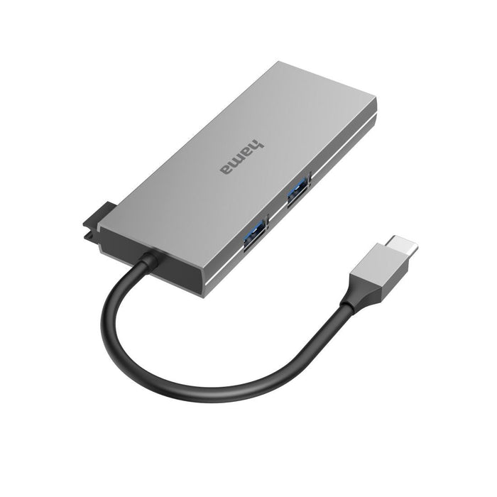 6-port hub USB-C 2 x USB-A USB-C HDMI SD microSD - USB хъбове<<<Компютърна периферия<<<ValiAPI