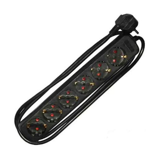 6-socket plugboard without power switch EDM 41008 Schuko (1,5 m) - Електроника Периферни и резервни части<<<Компютри|