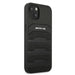 AMG Leather Debossed Lines case for iPhone 13 mini - black - Cell phone cases and covers<<<HurtelXML