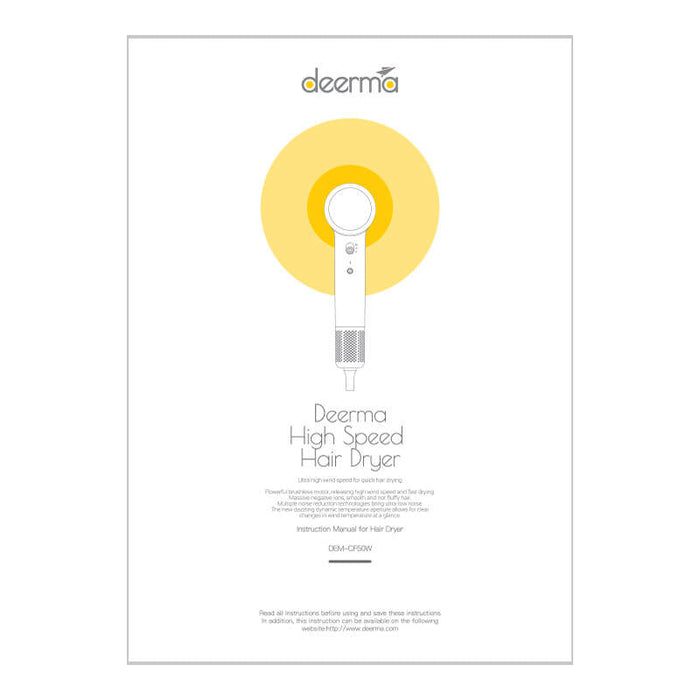 Hair Dryer Deerma DEM-CF50W (pink) - Hair dryers<<<Hair appliances<<<Health and beauty<<<InnproXML