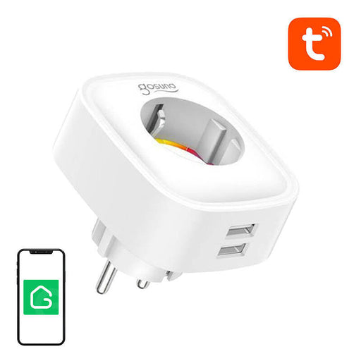 Smart plug WiFi Gosund SP112 2xUSB 16A Tuya - Power plugs<<<Smart Plug<<<Actuators<<<Smart Home<<<InnproXML