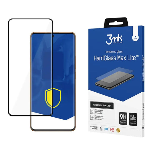 9H 3mk HardGlass Max Lite™ glass for Realme 11 Pro / 11 Pro+ / Moto Edge 30 Ultra / 40 Pro - Cell phone tempered