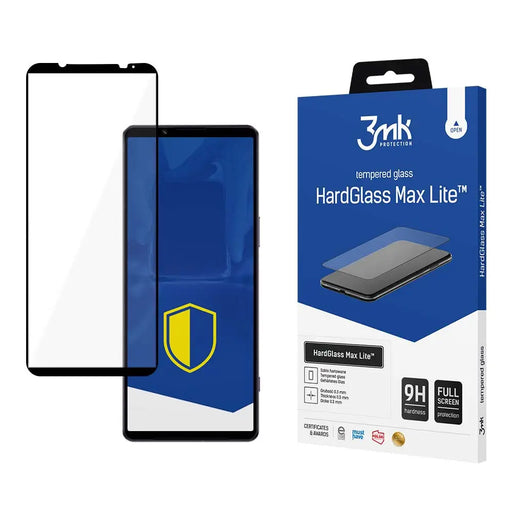 9H 3mk HardGlass Max Lite™ glass for Sony Xperia 1 V - *Kategoria tymczasowa<<<HurtelXML