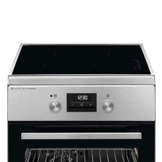 Cooker AEG SteamBake CIB56491BM, induction hob, 50 cm