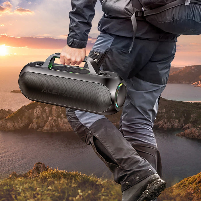 Acefast K1 Wireless Karaoke Speaker with 2 Microphones - Black