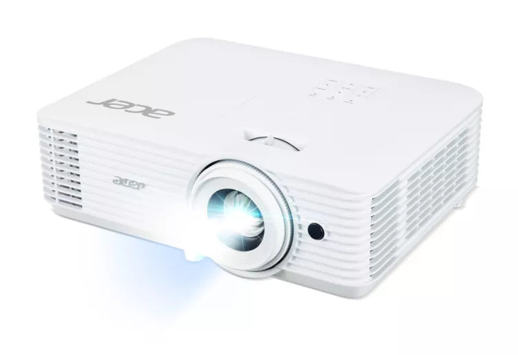 Acer Projector H6805BDa, DLP, 4K UHD (3840x2160), 4000 ANSI Lm, 20 000:1, 3D ready, HDR Comp., Auto Keystone, 24/7 oper., Low input lag, smart AptoidTV, 2xHDMI, VGA in, RS232, Audio in/out, 10W, 3.2Kg, Wireless dongle included, Bag, White