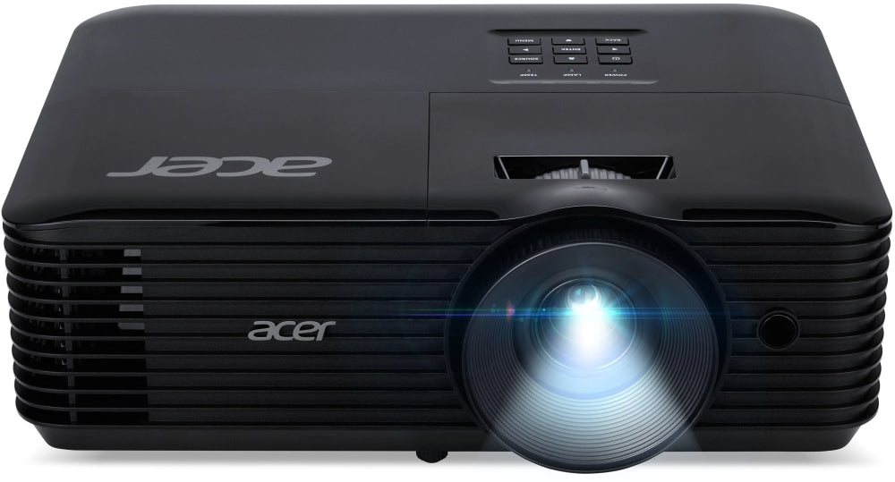 Acer Projector X129H, DLP, XGA (1024x768), 4800 ANSI Lumens, 20000:1, 3D, HDMI, VGA, RCA, Audio in, DC Out (5V/2A, USB-A), Speaker 3W, Bluelight Shield, LumiSense, 2.8kg, Black