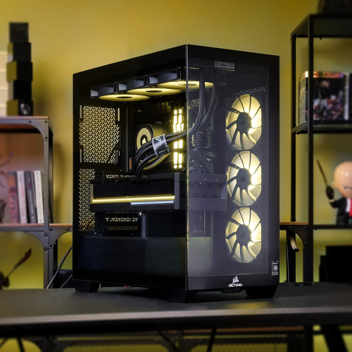 Actina 5901443413721 PC AMD Ryzen™ 7 7800X3D 32 GB DDR5-SDRAM 2 TB SSD NVIDIA GeForce RTX 5080 Midi Tower Black