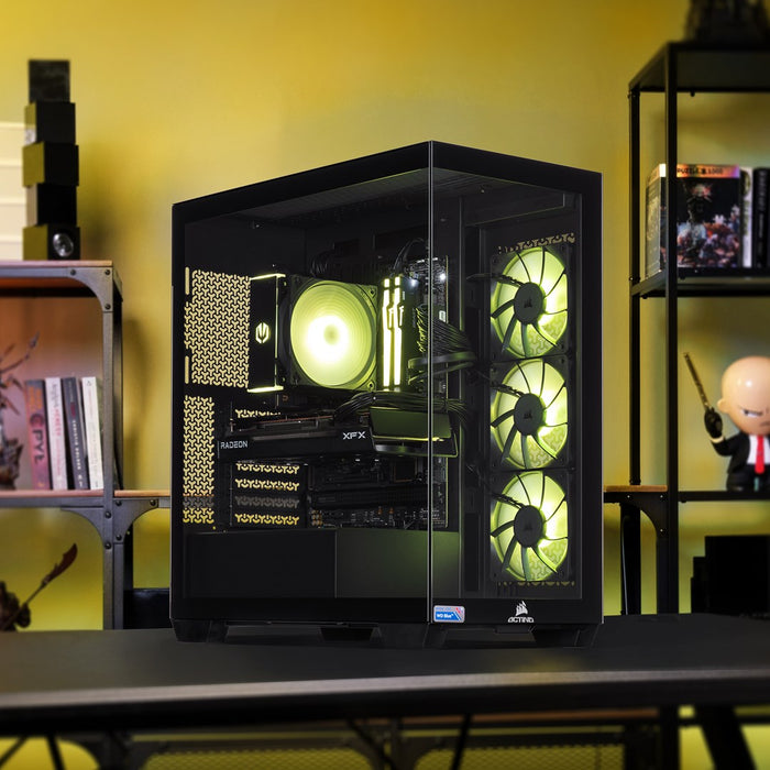 Actina 5901443413820 PC AMD Ryzen™ 5 7500F 32 GB DDR5-SDRAM 1 TB SSD AMD Radeon RX 7700 XT Midi Tower Black