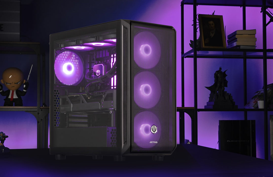 Actina 5901443414759 PC AMD Ryzen™ 9 9900X 32 GB DDR5-SDRAM 2 TB SSD AMD Radeon RX 9070 Midi Tower Black