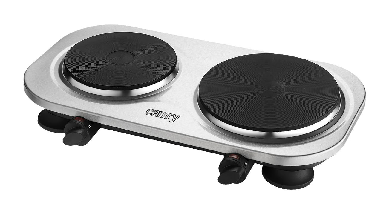 Camry CR 6511 stove Freestanding Black,Stainless steel Electric