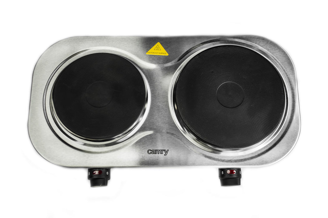 Camry CR 6511 stove Freestanding Black,Stainless steel Electric