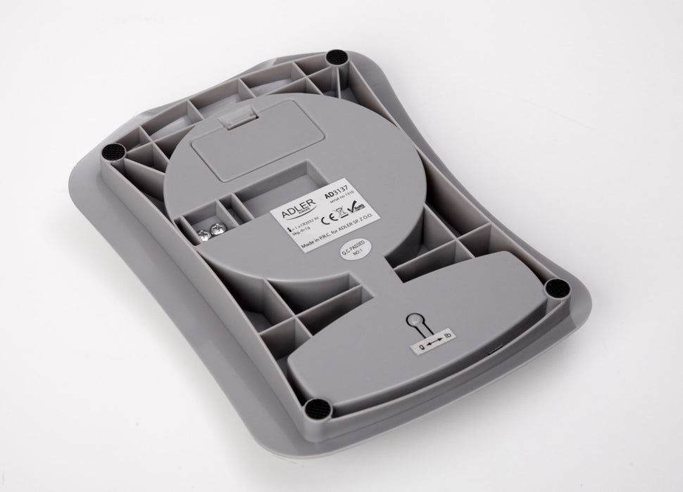 Adler AD 3137s Silver Countertop Electronic kitchen scale