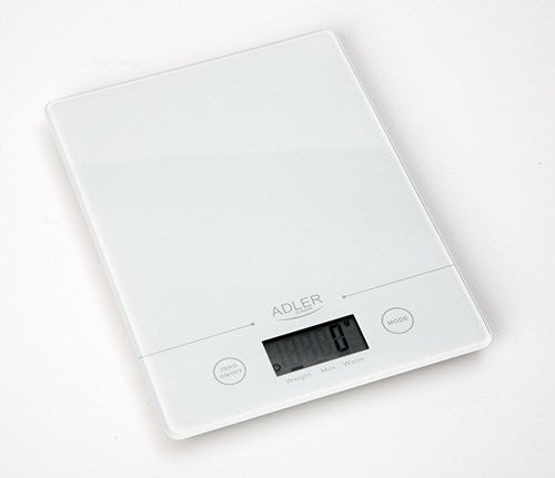Adler AD 3138 w kitchen scale Electronic kitchen scale White Countertop Square
