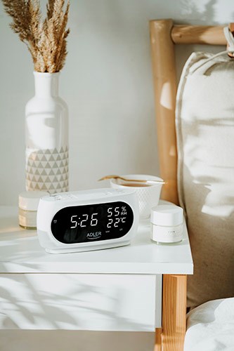 Alarm clock ADLER AD 1186 white