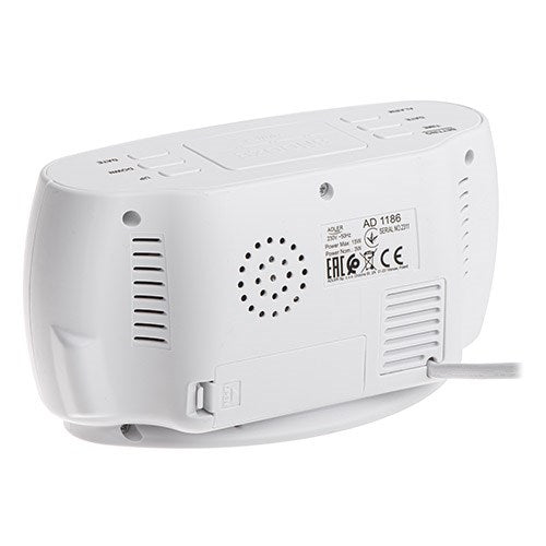 Alarm clock ADLER AD 1186 white