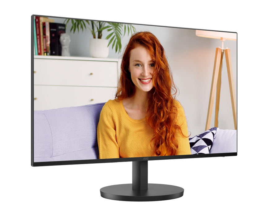 AOC 27B3HA2, 27" IPS WLED, 1920x1080@100Hz, 4ms GtG, 1ms MPRT, 250cd m/2, 1300:1, 20M:1 DCR, Adaptive Sync, FlickerFree, Low Blue Mode, 2Wx2, Tilt, D-SUB, HDMI