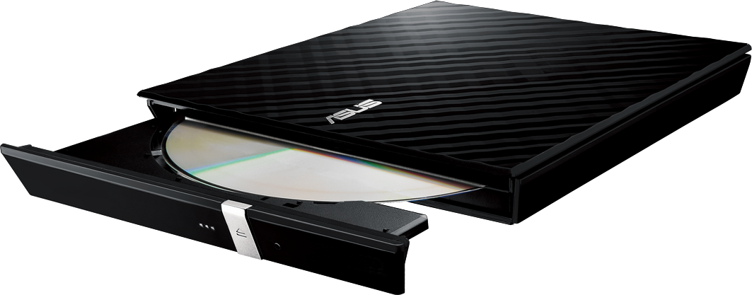 External USB DVD writer ASUS SDRW-08D2S-U LITE, USB 2.0, black