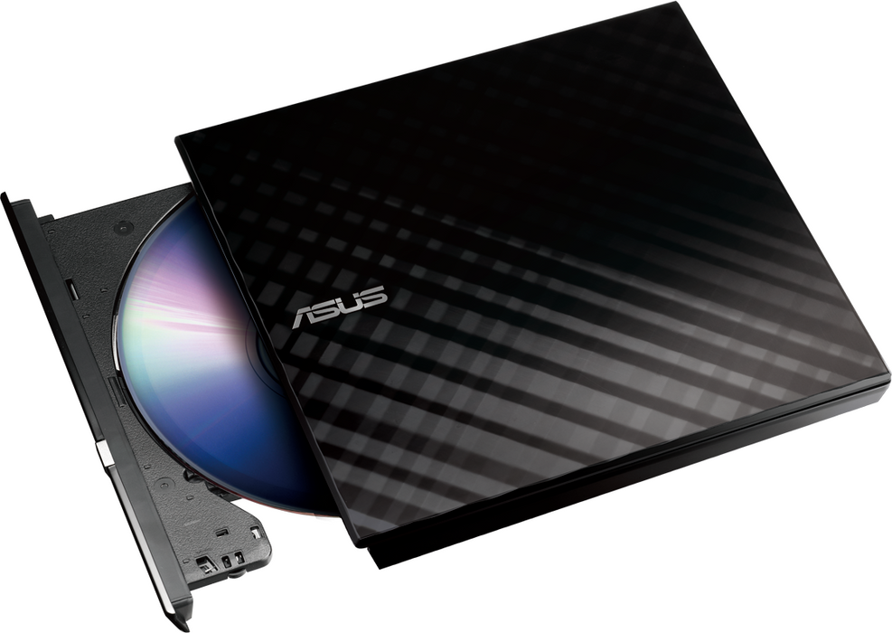 External USB DVD writer ASUS SDRW-08D2S-U LITE, USB 2.0, black