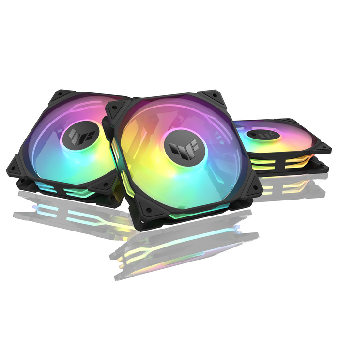 Fan Set 3 in 1 ASUS TUF GAMING TR120 ARGB Reverse Black