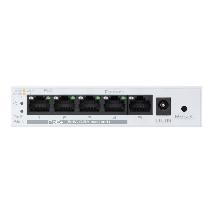 Switch ASUS ExpertWiFi EBP15 5-Port GbE, 4 PoE+ Ports 5 x 10/100/1000Mbps ports