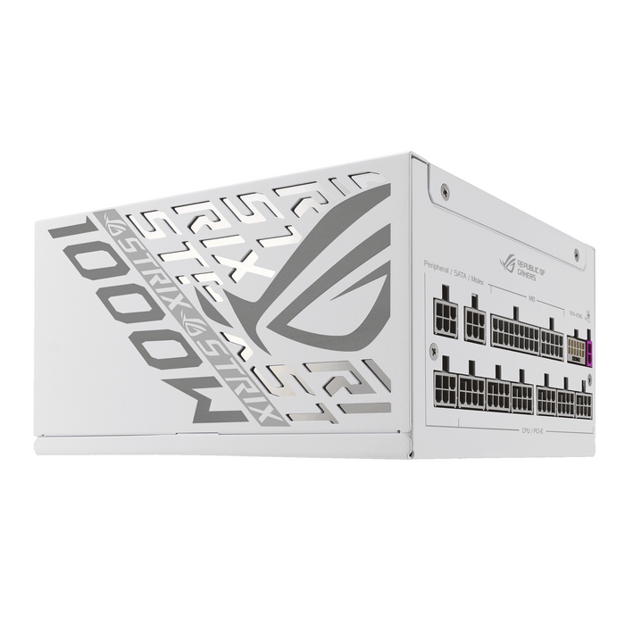 Power supply unit ASUS ROG STRIX 1000W White Edition, 80+ Platinum PCIe 5.1, Fully Modular