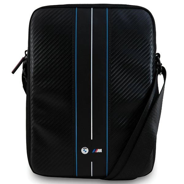 BMW Carbon &amp; Blue Stripe bag for 8" tablet - black
