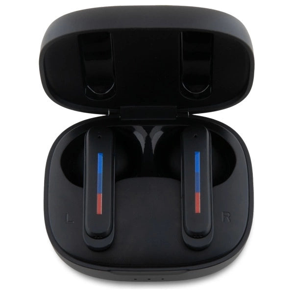 BMW Bluetooth headphones BMBEMIATP20LOK TWS + docking station black/black Printed Logos