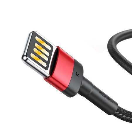 Baseus Cafule Double-sided USB Lightning Cable 2,4A 1m (Black+Red)