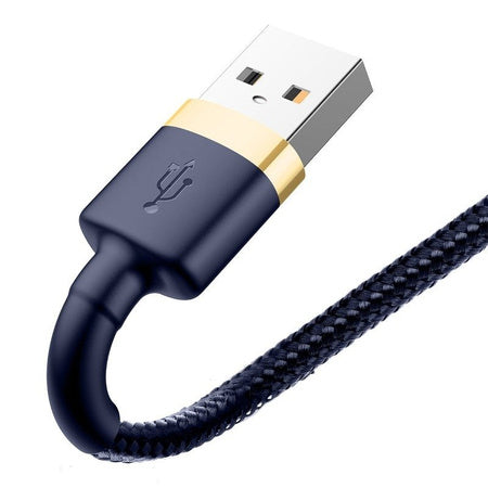 Baseus Cafule Lightning cable 2.4A 1m (Gold+Dark blue)