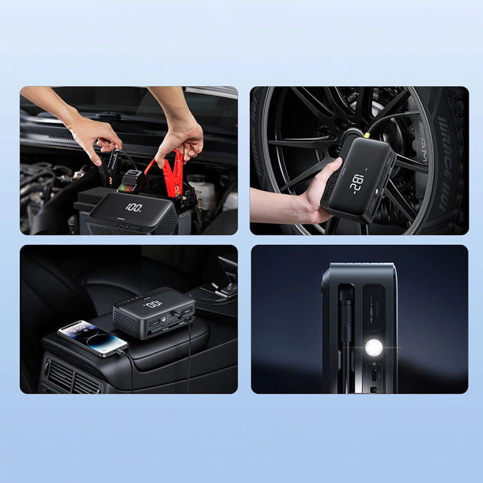 Powerbank/Car Jump Starter Baseus Super Energy, 600A (black)
