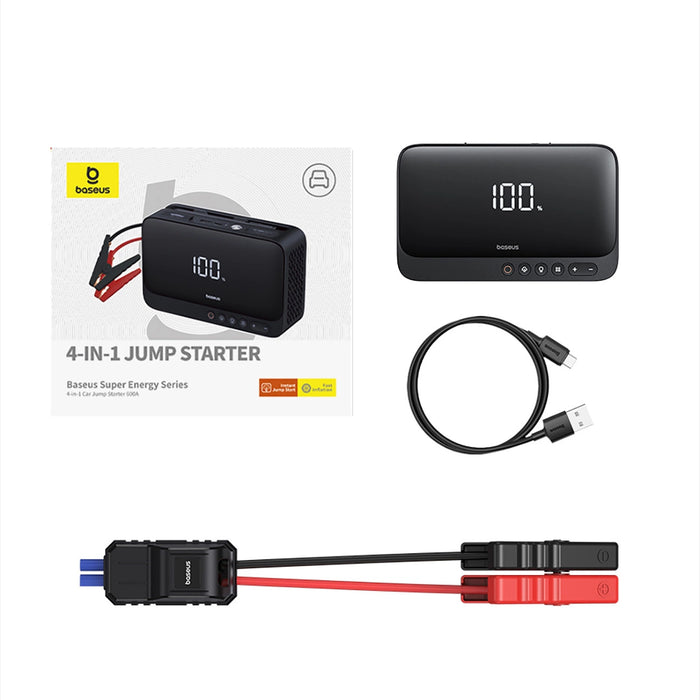 Powerbank/Car Jump Starter Baseus Super Energy, 600A (black)
