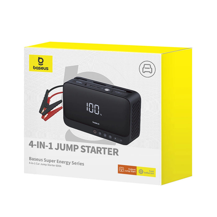 Powerbank/Car Jump Starter Baseus Super Energy, 600A (black)