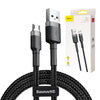 Baseus Cafule Cable USB For Micro 2A 3m Gray+Black