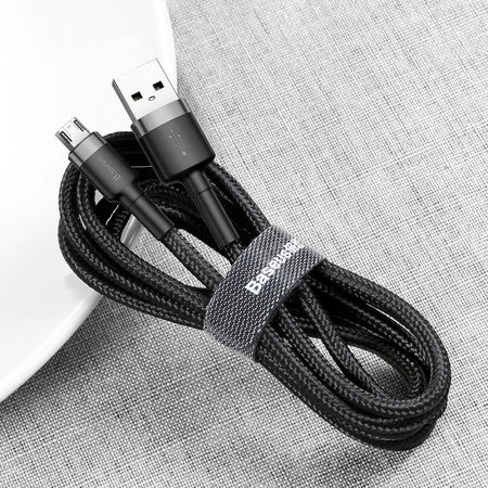 Baseus Cafule Cable USB For Micro 2A 3m Gray+Black
