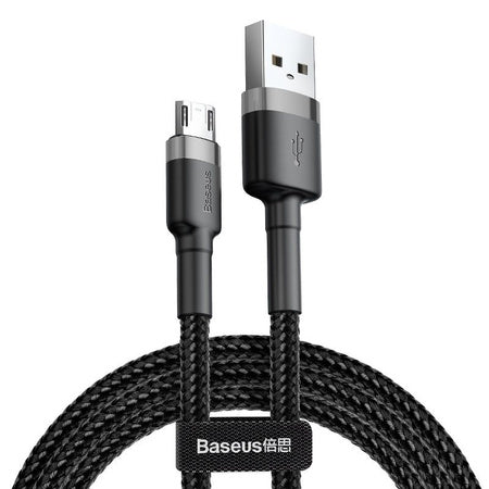 Baseus Cafule Cable USB For Micro 2A 3m Gray+Black