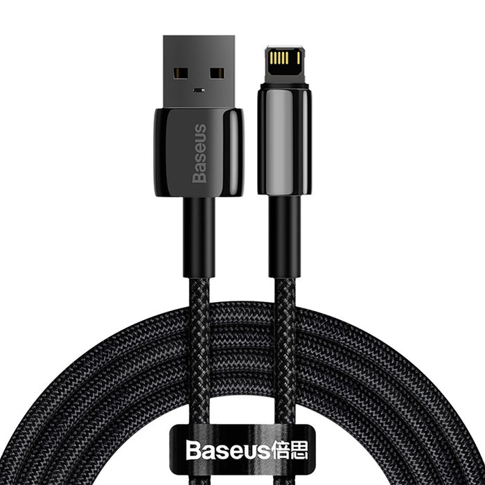 Baseus Tungsten Gold Cable USB to iP 2.4A 2m (black)