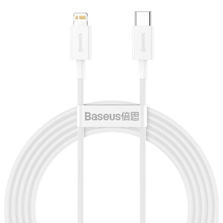 Baseus Superior Series Cable USB-C to Lightning, 20W, PD, 2m (white)