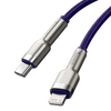 USB-C cable for Lightning Baseus Cafule, PD, 20W, 1m (purple)