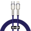 USB-C cable for Lightning Baseus Cafule, PD, 20W, 1m (purple)