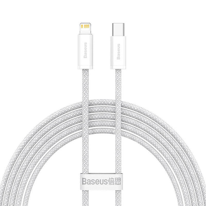 USB-C cable for Lightning Baseus Dynamic Series, 20W, 2m (white)